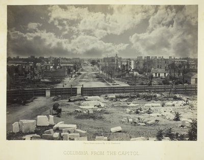 Columbia vom Kapitol von George N. Barnard
