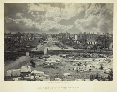 Columbia vom Kapitol, 1866 von George N. Barnard