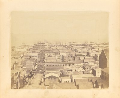 Blick die Sacramento Street hinunter von George R. Fardon