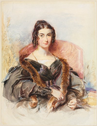 Porträt einer Frau von George Richmond