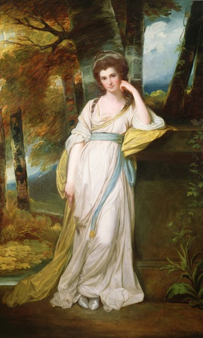 Porträt von Mrs. Henry Maxwell von George Romney