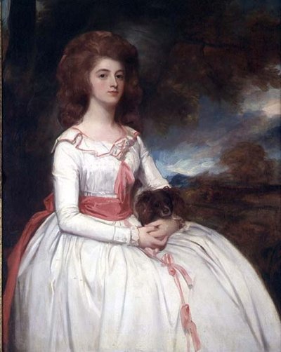 Porträt von Mrs. Moody von George Romney