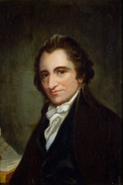 Porträt von Thomas Paine, 1800 von George Romney