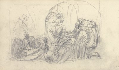 Skizzenbuchzeichnung von George Romney