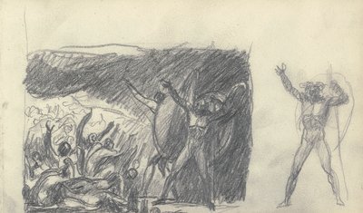 Skizzenbuchzeichnung von George Romney