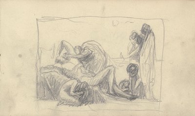 Skizzenbuchzeichnung von George Romney