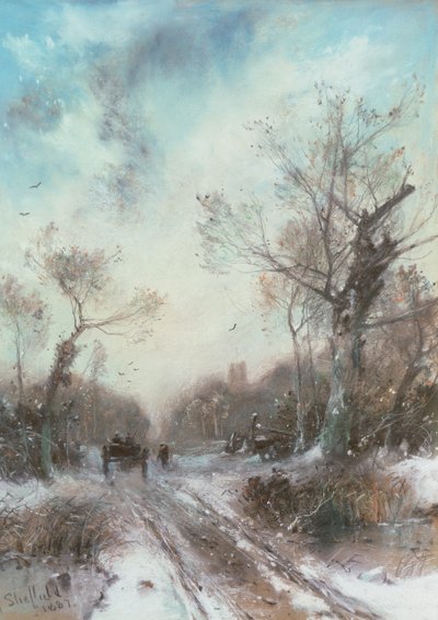 Winterlandschaft von George Sheffield