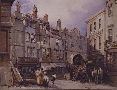 Londoner Straßenszene von George Sidney Shepherd