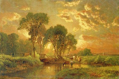 Medfield, Massachusetts von George Snr. Inness