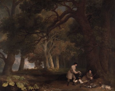 Eine Ruhepause nach dem Schießen von George Stubbs