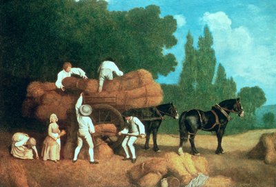 Der Erntewagen von George Stubbs