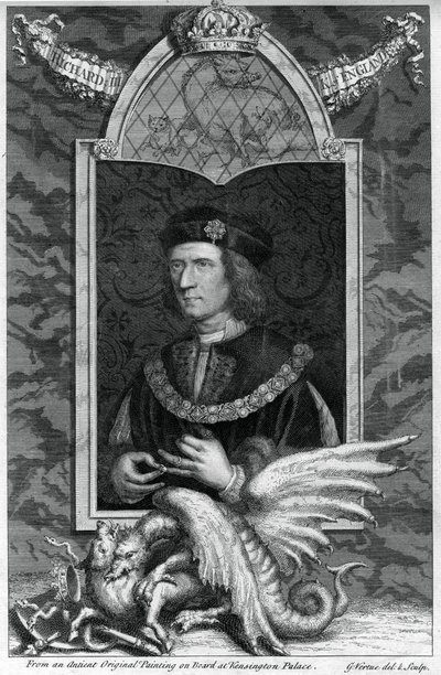 Richard III. von England, 18. Jahrhundert von George Vertue