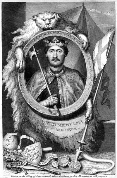 Richard I., König von England von George Vertue