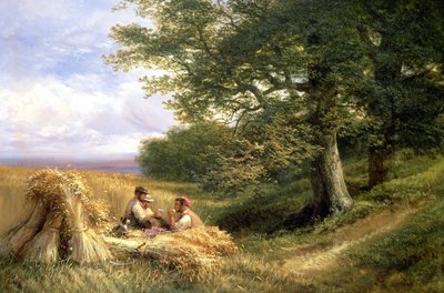 Die Erntearbeiter, 1881 von George Vicat Cole