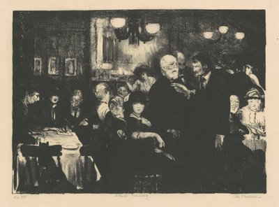 Künstlerabend von George Wesley Bellows