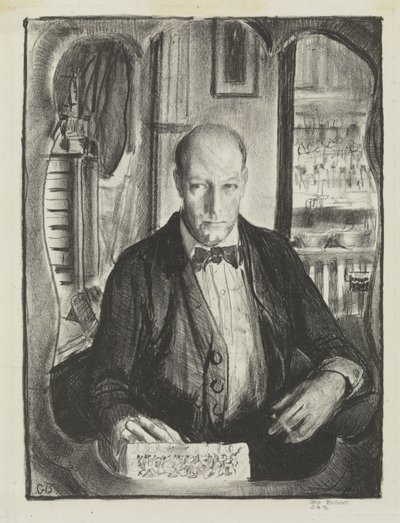 Selbstporträt, 1921 von George Wesley Bellows