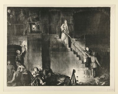 Die Ermordung von Edith Cavell von George Wesley Bellows