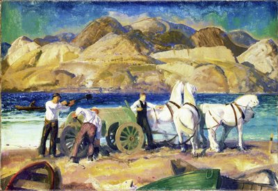 Der Sandkarren, 1917 von George Wesley Bellows