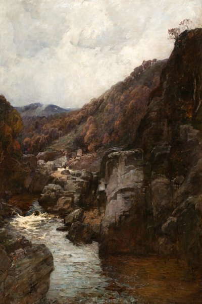 Die Wasserfälle von Tummel von George Whitton Johnstone