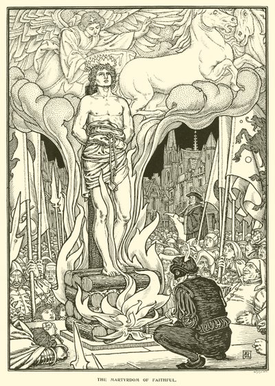 Das Martyrium des Treuen von George Woolliscroft Rhead