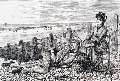 Ein Paar auf ihrer Hochzeitsreise von George du Maurier