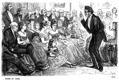 Musik zu Hause, 1872-1891 von George du Maurier
