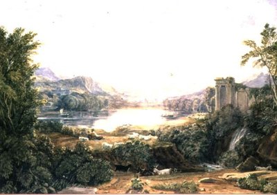 Landschaftskomposition von George the Younger Barret