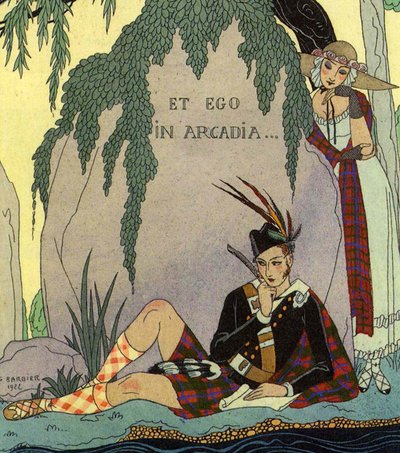 Dichter Liebhaber von Georges (after) Barbier