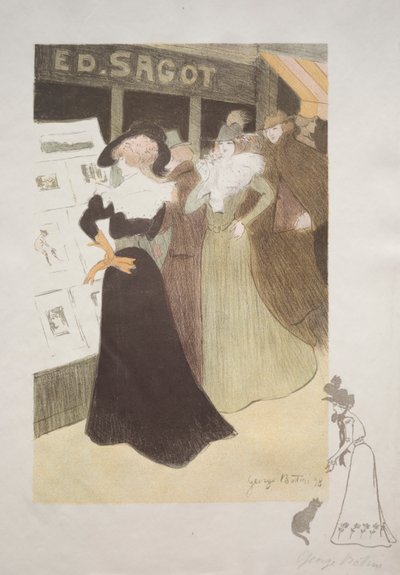 Sagots Galerie, 1898 von Georges Alfred Bottini
