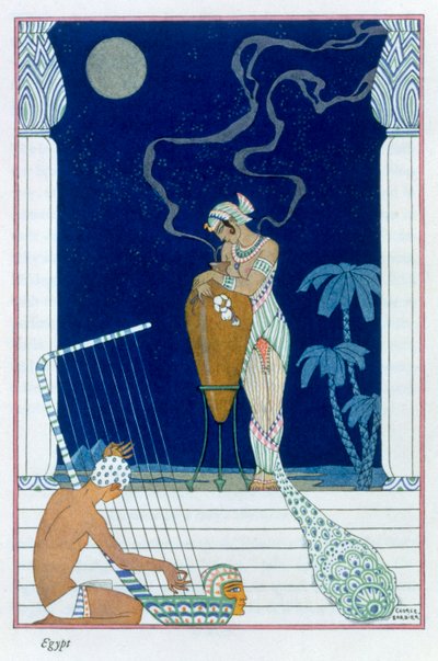 Ägypten, 1912 von Georges Barbier
