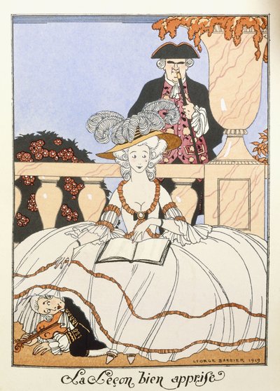 Die gut gelernte Lektion von Georges Barbier