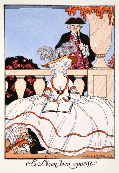 Die gut gelernte Lektion von Georges Barbier