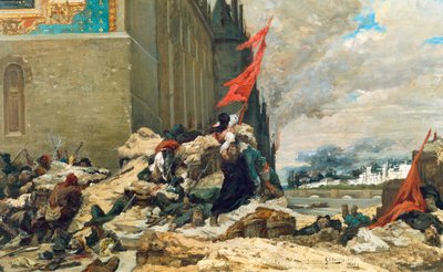 Brand der Tuilerien von Georges Clairin