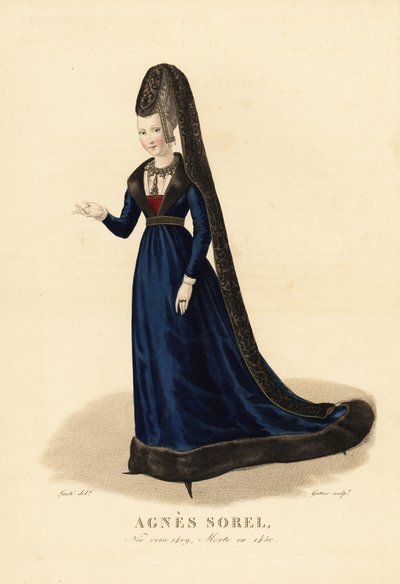 Agnes Sorel von Georges Jacques Gatine