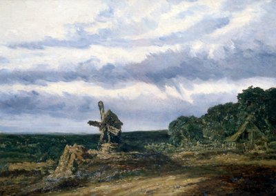 Landschaft mit Mühle von Georges Michel