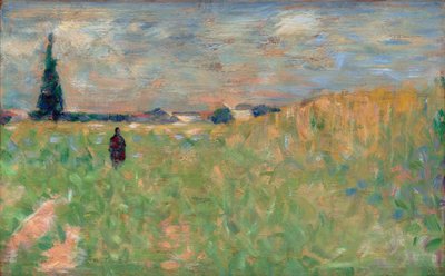 Eine Sommerlandschaft von Georges Pierre Seurat