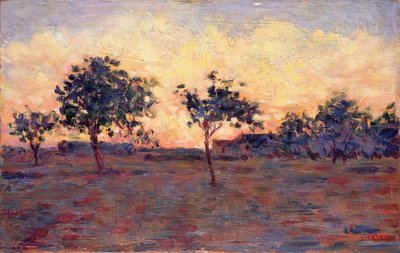 Sonnenuntergang von Georges Pierre Seurat