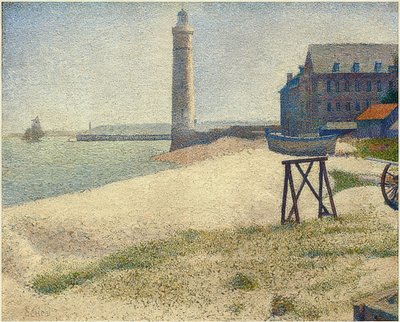 Der Leuchtturm in Honfleur von Georges Seurat
