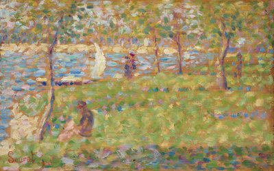 Studie für "La Grande Jatte" von Georges Seurat