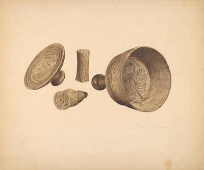 Butterdruck und Form von Georgine E. Mason