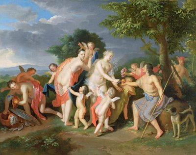 Das Urteil des Paris von Gerard Hoet
