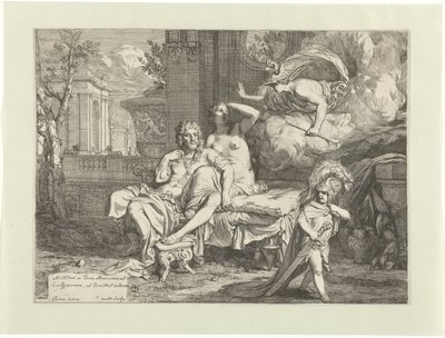 Hermes befiehlt Kalypso, Odysseus freizulassen von Gerard Valck