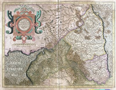 England und Schottland von Gerardus Mercator