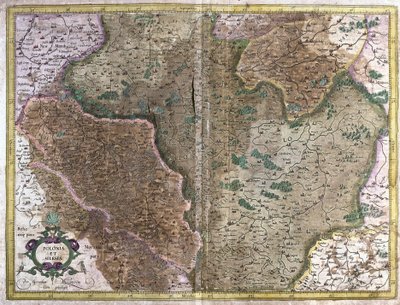 Polen (Stich) von Gerardus Mercator