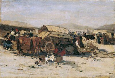 Ungarische Marktszene von Gergely Pörge