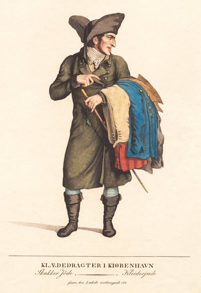 Schachspielender Jude von Gerhard Ludvig Lahde