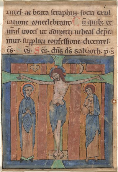 Die Kreuzigung von German 12th Century