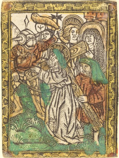 Christus trägt das Kreuz von German 15th Century