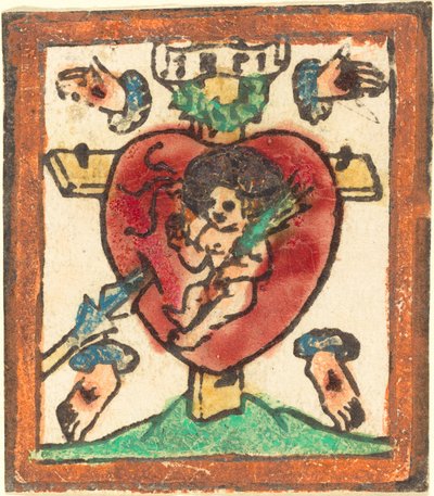 Christuskind im Heiligsten Herzen von German 15th Century