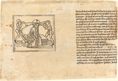 Christus mit Dornen gekrönt von German 15th Century